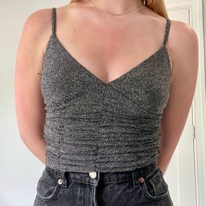 Sparkly Going Out Tank Top